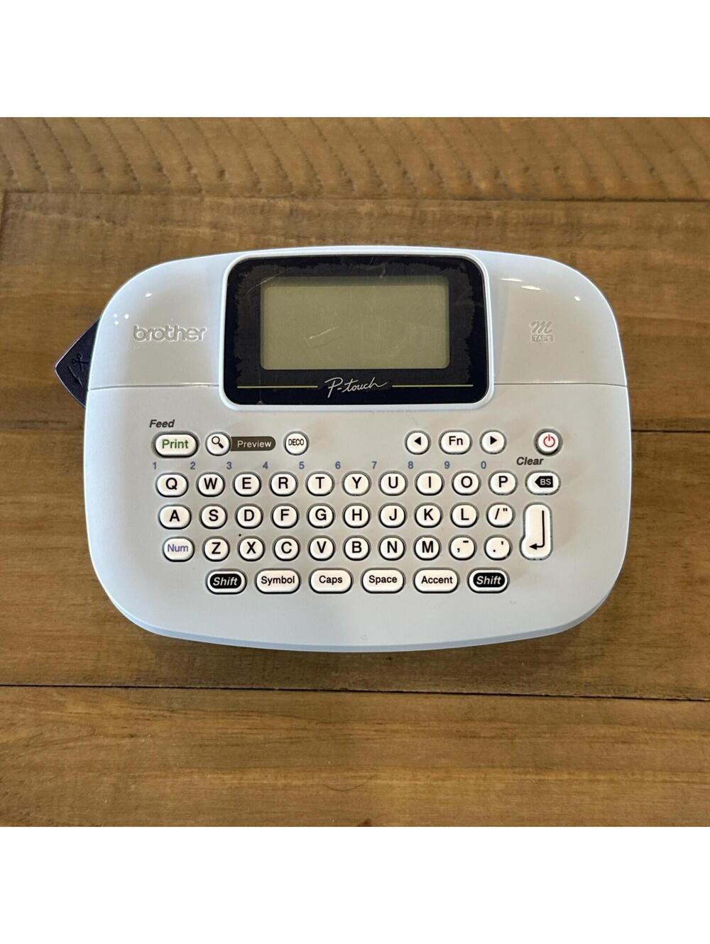 Brother PT-M95 P-Touch Handy Label Maker Screen Protector Still On